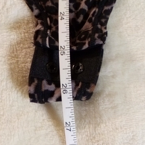 STEVE MADDEN BODYSUIT WOMENS MEDIUM SHEER - Picture 9 of 11